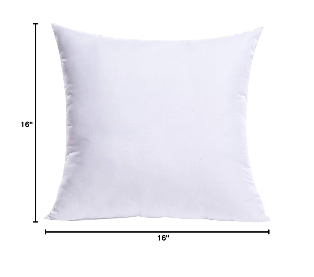 16x16 Inch Throw Pillow Insert for Couch Sofa Bed (16x16 Inch)