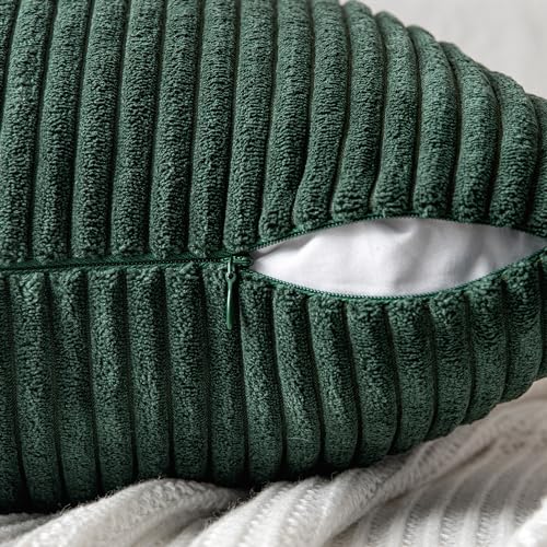 Army Green Decorative Throw Pillow Covers for Couch 16x16 Inch (16" x 16" (Pack of 2) / Army Green)