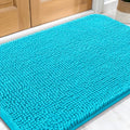 Dog Door Mat for Muddy Paws 34x21 (Aqua Blue / 34" X 21")