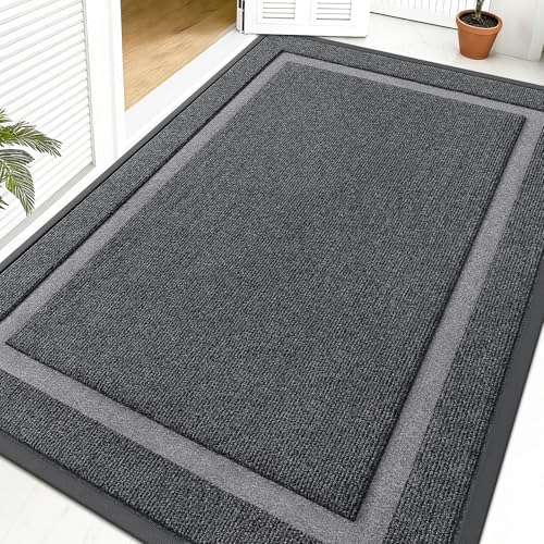 Front Door Mat Outside 59x40 (Grey / 59" x 40")