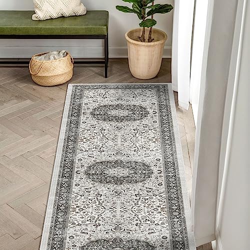 Hallway 2x5 Washable Runner Rug (2' x 5' (Rectangular) / Grey)