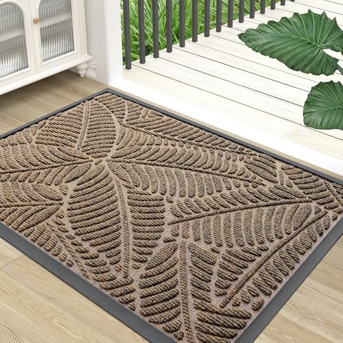 Waterproof Front Doormat (Brown / 71" X 23")