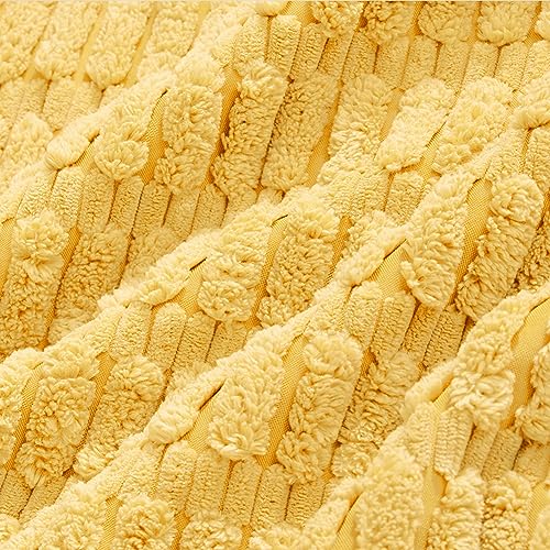 4 Packs Decorative Throw Pillow Covers for Living Room Couch Bed (26" x 26" (Pack of 4) / Yellow)