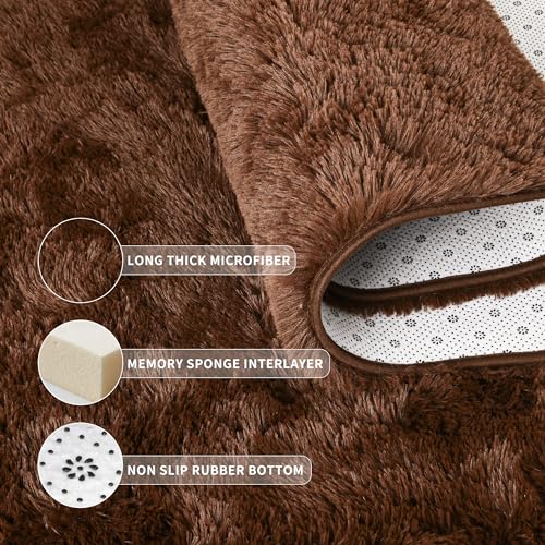 5x8 Brown Area Rugs for Living Room Bedroom (Brown / 5' X 8' (Rectangular))
