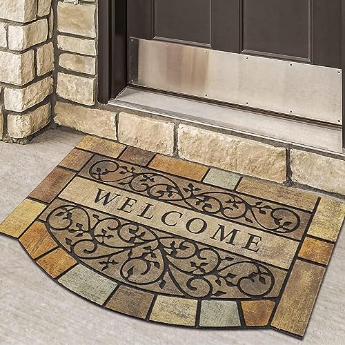 Durable Welcome Door Mats (Brown)