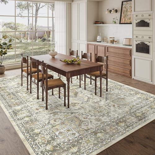8x10 Area Rugs for Living Room (Beige/Brown / 8' x 10' (Rectangular))