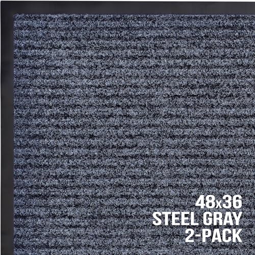 Front Door Mat (48" x 36" / Steel Gray)