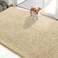 Dog Door Mat for Muddy Paws 48x30 (Sand / 48" X 30")