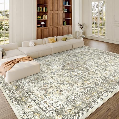 8x10 Area Rugs for Living Room (Beige/Brown / 8' x 10' (Rectangular))