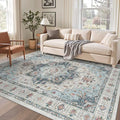 6x9 Area Rugs for Living Room (Blue / 6' x 9' (Rectangular))