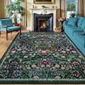 Area Rug 10x14 Living Room (Dark Green / 10' x 14' (Rectangular))