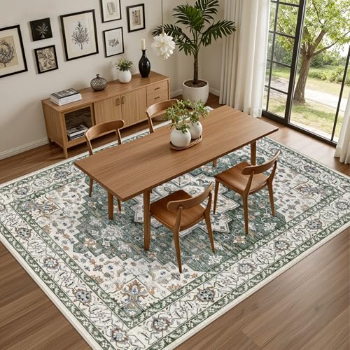 10x12 Area Rugs Living Room (Green Ivory / 10' x 12' (Rectangular))