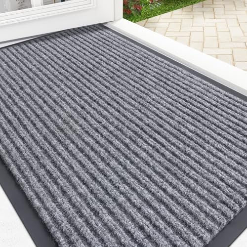 Front Door Mat 29.5x17 (Light Gray / 29.5" X 17")