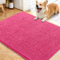 Dog Door Mat for Muddy Paws 40x32 (Hot Pink / 40" X 32")