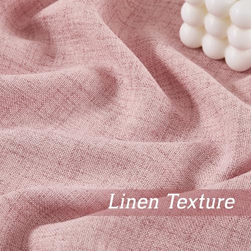 Sheer Curtains 108 inches (Z - Peach Blush / 52"W x 108"L (Pack of 2))