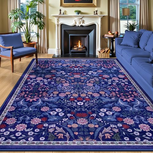 Area Rug 10x12 Living Room (Blue / 10' x 12' (Rectangular))