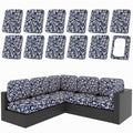 12Pcs Patio Cushion Covers (Baroque / 12PCS)
