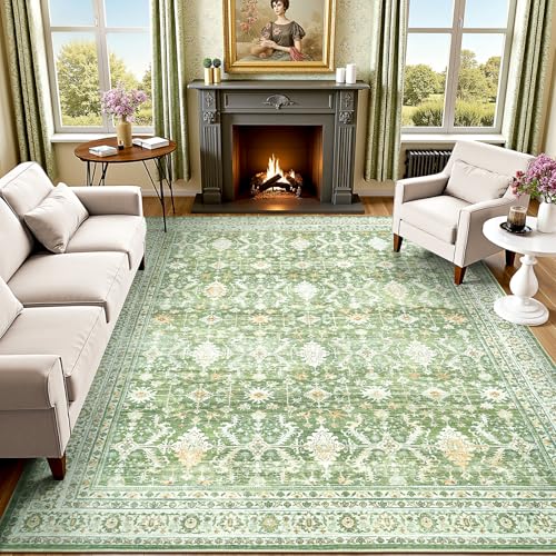 8x10 Area Rugs for Living Room (Light Green / 8' X 10' (Rectangular))