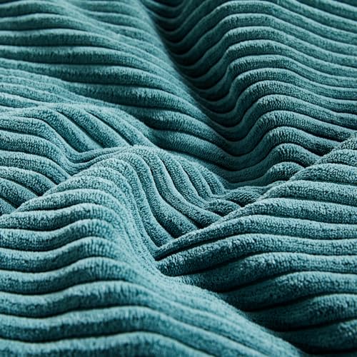 2 Packs Teal Euro Decorative Throw Pillow Covers 26x26 Inch for Living Room Couch Bed (Teal / 26" x 26" (Pack of 2))