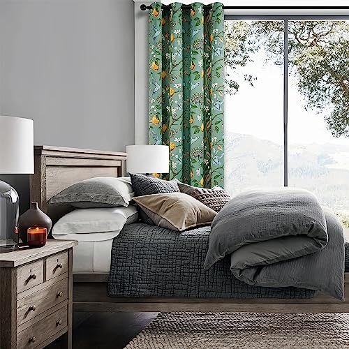 100 Inches Long Sage Green Luxury Curtains for Living Room Bedroom (Sage Green / 52"W x 100"L (Pack of 2))