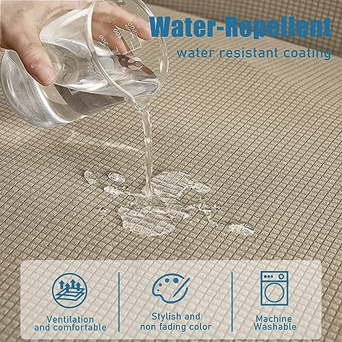 Water Repellent Sofa Cushion Covers (Medium / Sand)