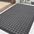 Front Door Mat Outside Entrance (Grey / 35" X 23")