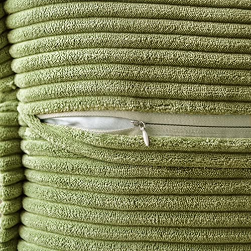 Decorative Throw Pillow Covers for Couch 20x20 Inch Green 2 Pack (Green / 20" x 20" (Pack of 2))