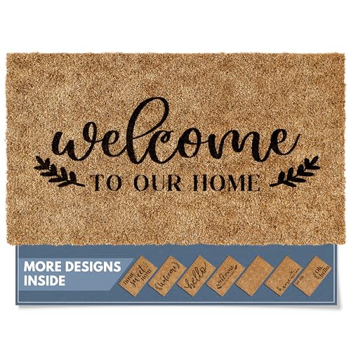 Front Door Welcome Mat (Welcome to Our Home / 30 x 17 inches)