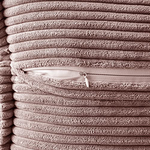 Decorative Throw Pillow Covers for Couch 18x18 Inch Blush Pink (Blush Pink / 18" x 18" (Pack of 2))