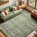 6x9 Area Rugs for Living Room Bedroom (Green / 6' X 9' (Rectangular))