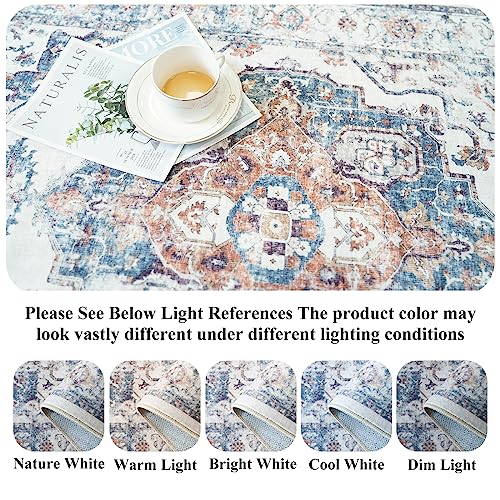 5x7 Living Room Area Rugs (5' x 7' (Rectangular) / Brick)