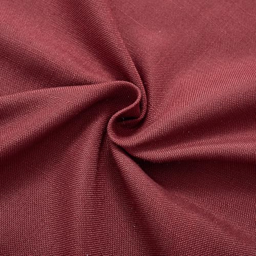 Burgundy Curtains for Living Room Back Tab Modern Farmhouse Semi Sheer Burgundy Curtains 120 inches Long 2 Panels Set Muted Neutral Window Curtain for Dining Room Bedroom 52x120 (Burgundy / 52"W x 120"L (Pack of 2))