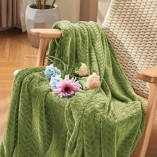 Sage Green Fleece Twin Blanket (Sage Green / Twin/Twin XL-60x90 IN)