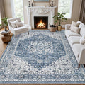 10x14 Area Rugs Living Room (Blue / 10' x 14' (Rectangular))