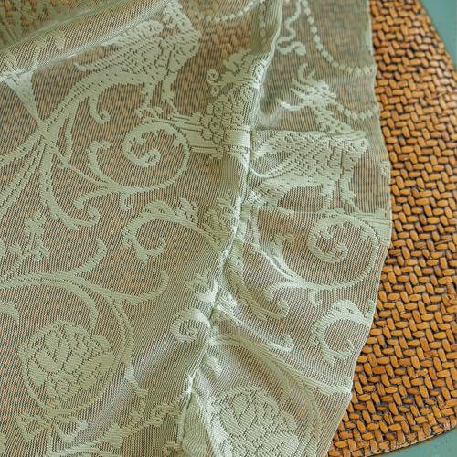 Sage Green Lace Kitchen Curtains (59"W x 45"L (Pack of 2) / Sage Green)