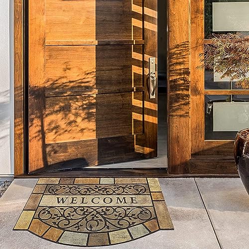 Durable Welcome Door Mats (Brown)
