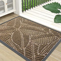 Waterproof Front Doormat (Brown / 29.5" X 17")