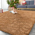 9x12 Machine Washable Large Area Rugs for Living Room (9x12 Ft / Khaki)