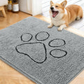 Dog Door Mat for Muddy Paws 40x32 (Grey / 40" X 32")