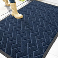 Front Door Mat Outside 47x32 (Blue / 47" x 32")
