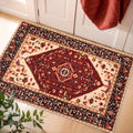 2x3 Washable Non Slip Boho Small Area Rug for Entryway (Red Black/Multi / 2' x 3' (Rectangular))