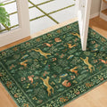 2x3 Entryway Rug (Green (Animal) / 2' x 3' (Rectangular))