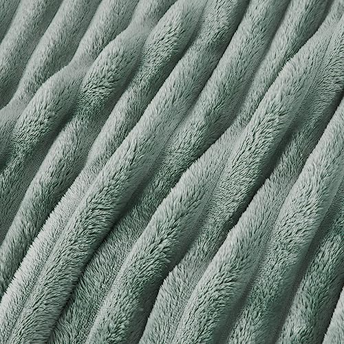 Soft Cal Size Blanket for Bed Sage Green 102"x96" (Sage Green / California King)