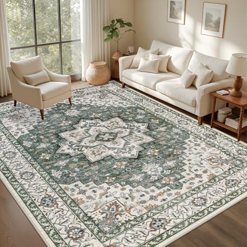 10x12 Area Rugs Living Room (Green Ivory / 10' x 12' (Rectangular))