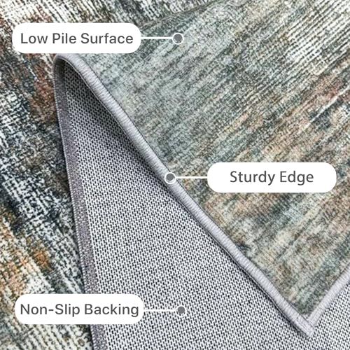 8x10 Area Rugs for Bedroom (Ash Gray/Brown / 8' x 10' (Rectangular))
