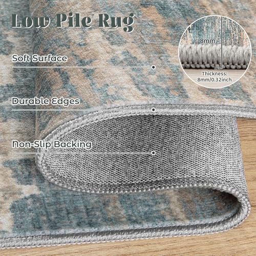9x12 Area Rug for Living Room (Green Brown / 9' x 12' (Rectangular))