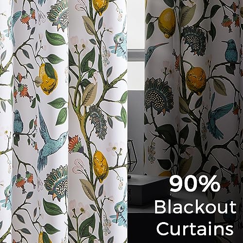 90 Inches Long Custom Window Curtains (White / 52"W x 90"L (Pack of 2))