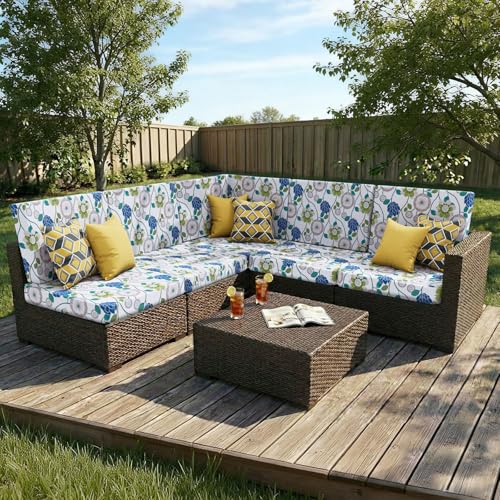 Printed Couch Cushion Covers (Light Green / Backrest Large)