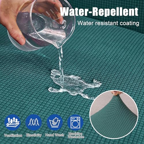 Water Repellent Sofa Cushion Covers (Large / Dark Teal)