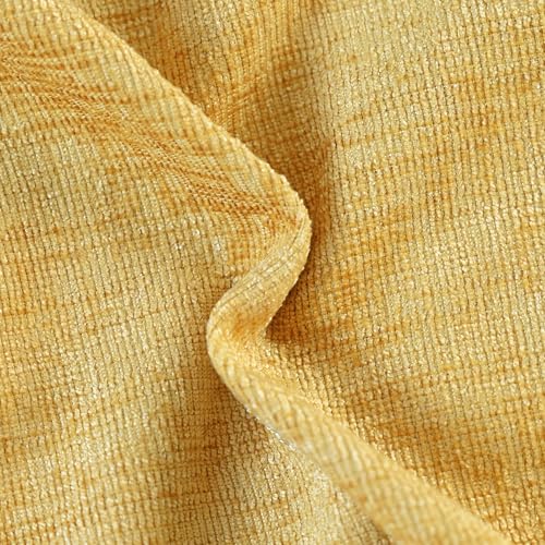 Decorative Couch Throw Pillow Covers 20 X 12 Inches Gold (20" x 12" (Pack of 2) / Gold)